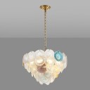 Loft Industry Modern - Rainbow Round Chandelier